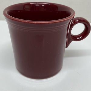 Fiesta Burgundy 10oz Mug Cup Homer Laughlin Fiestaware HLC USA Ring O Handle